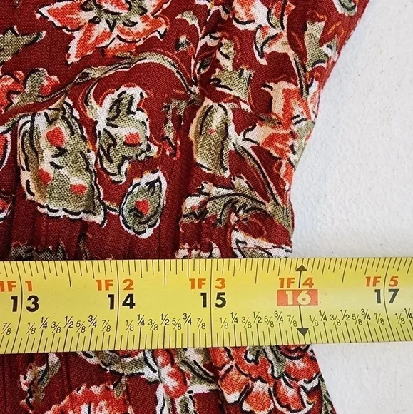 Wonderly Red Floral Maxi Dress - Picture 11 of 14